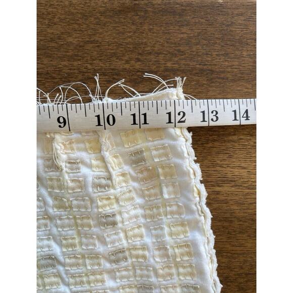Project Alabama Designer Patchwork Skirt Tan Cream Size S Deadstock Couture Rare - Picture 11 of 13